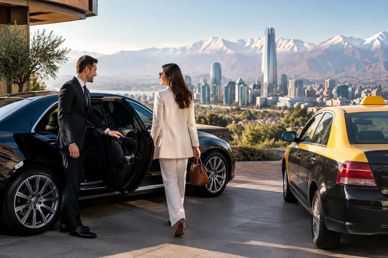 Santiago Chauffeur Versus Taxi for Visitors