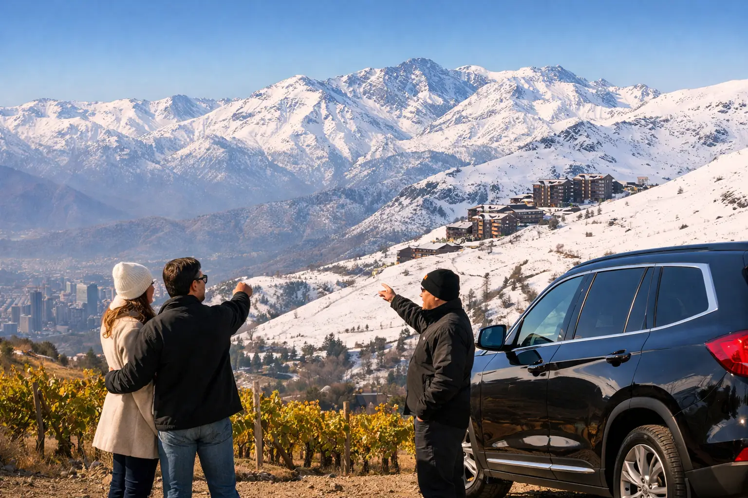 Private Tour Farellones from Santiago